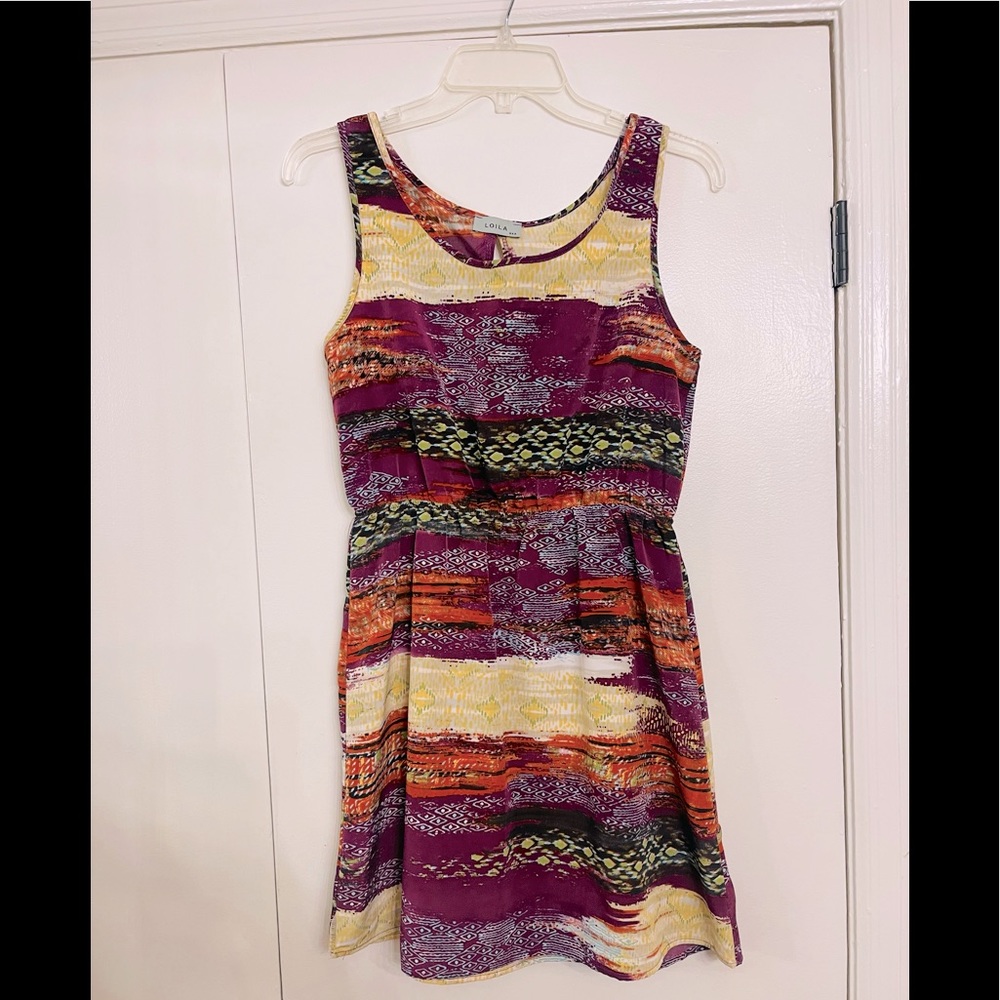 Boutique Dress Cutout Back Detail A-Line